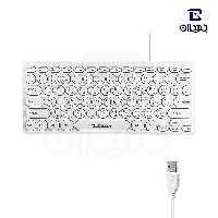 مینی کیبورد جرتک مدل DK500 رنگ سفید