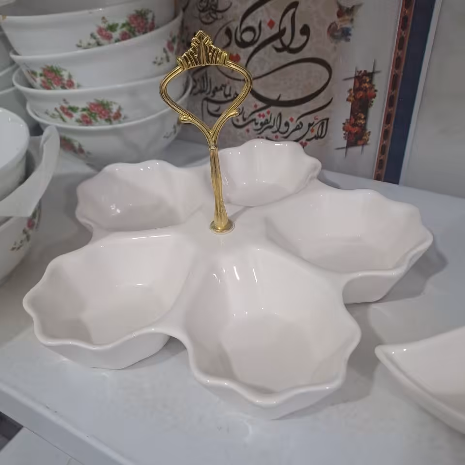 اردوخوری چینی درجه یک با طرح های مختلف بیش از 30طرح