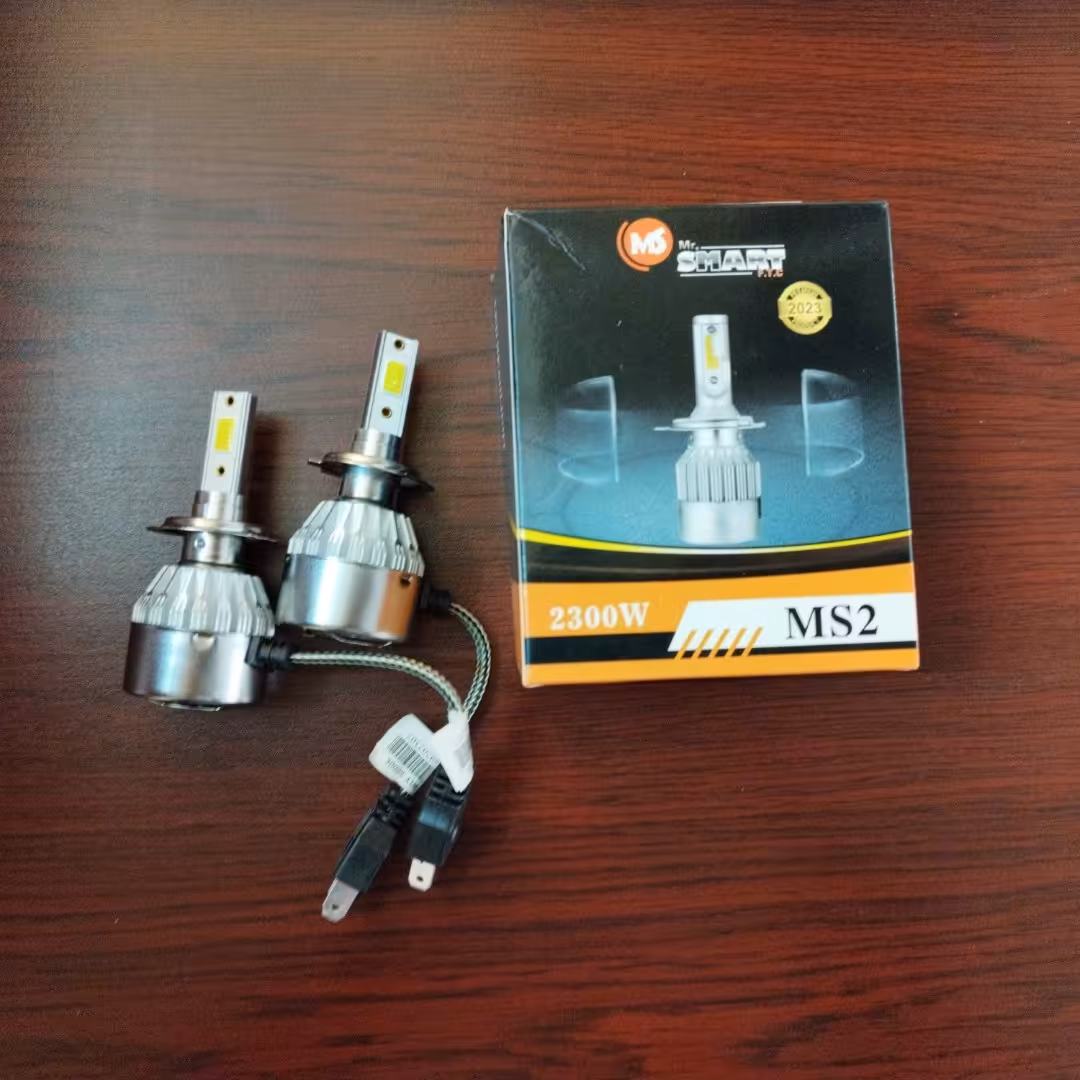 هدلایت C6   رنگ سفید H7 بسته دو عددی c6  h7   هزینه ارسال رایگان 