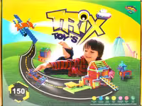 بازی ساختنی تریکس trix دارای 150 قطعه درنا dorna