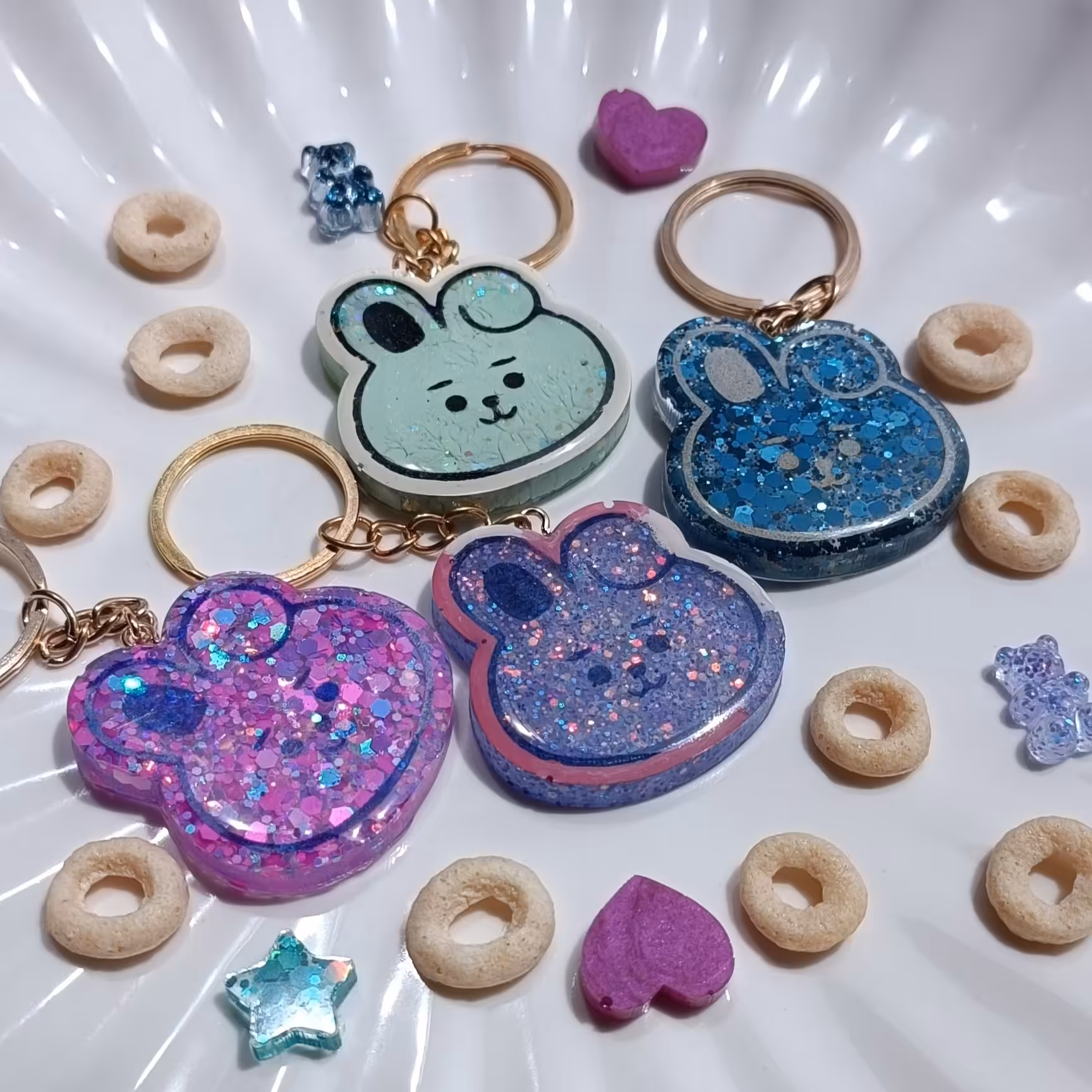 دسته کلید خرگوش انیمه 7