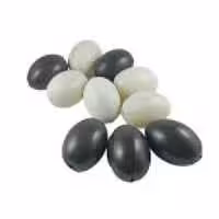 تخم مرغ پلاستیکی 1 بسته 100 عددی ب انتخاب رنگ شما 