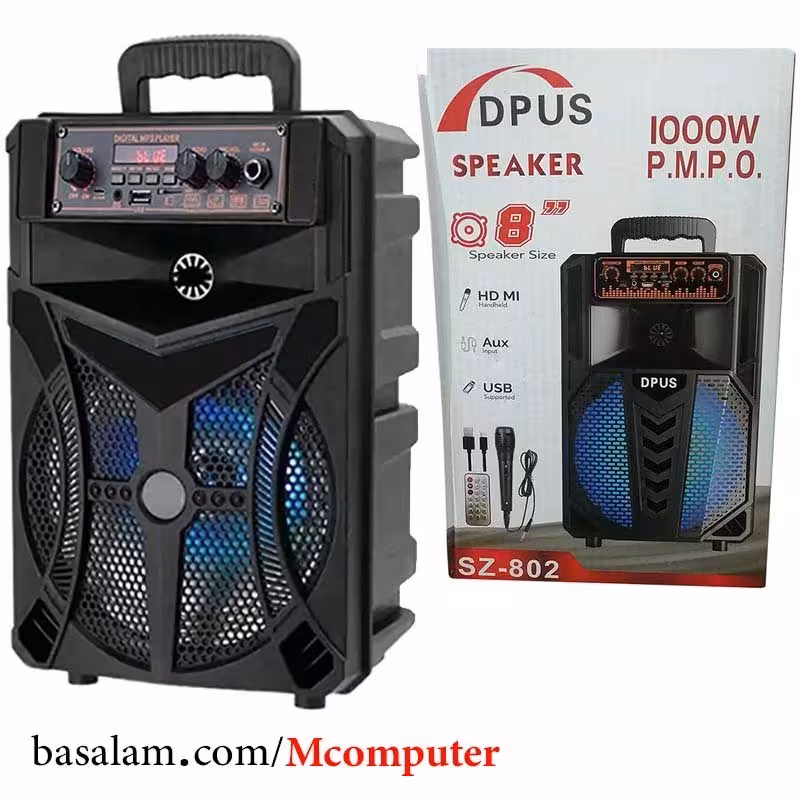 اسپیکر بلوتوثی قابل حمل SZ-801 کیفیت بالا