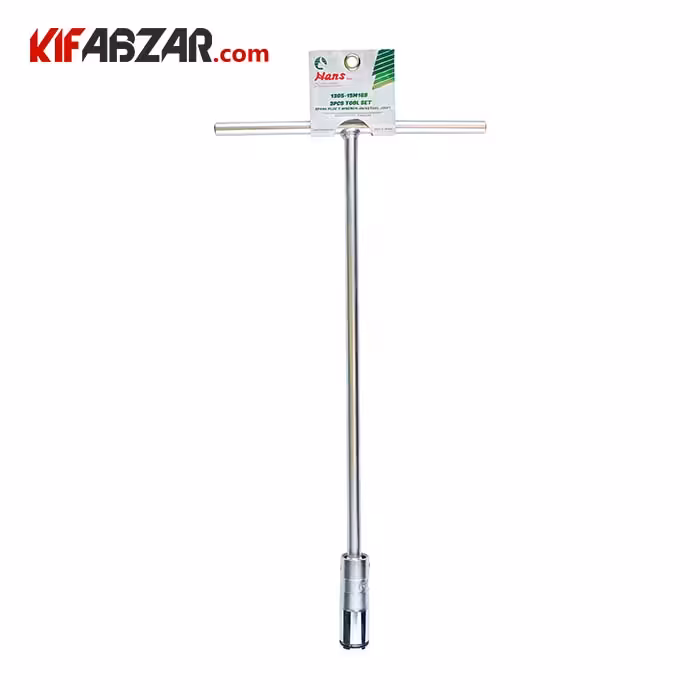 آچار شمع دسته دسته تی 6 پر بلند هنس مدل 16M15 1305