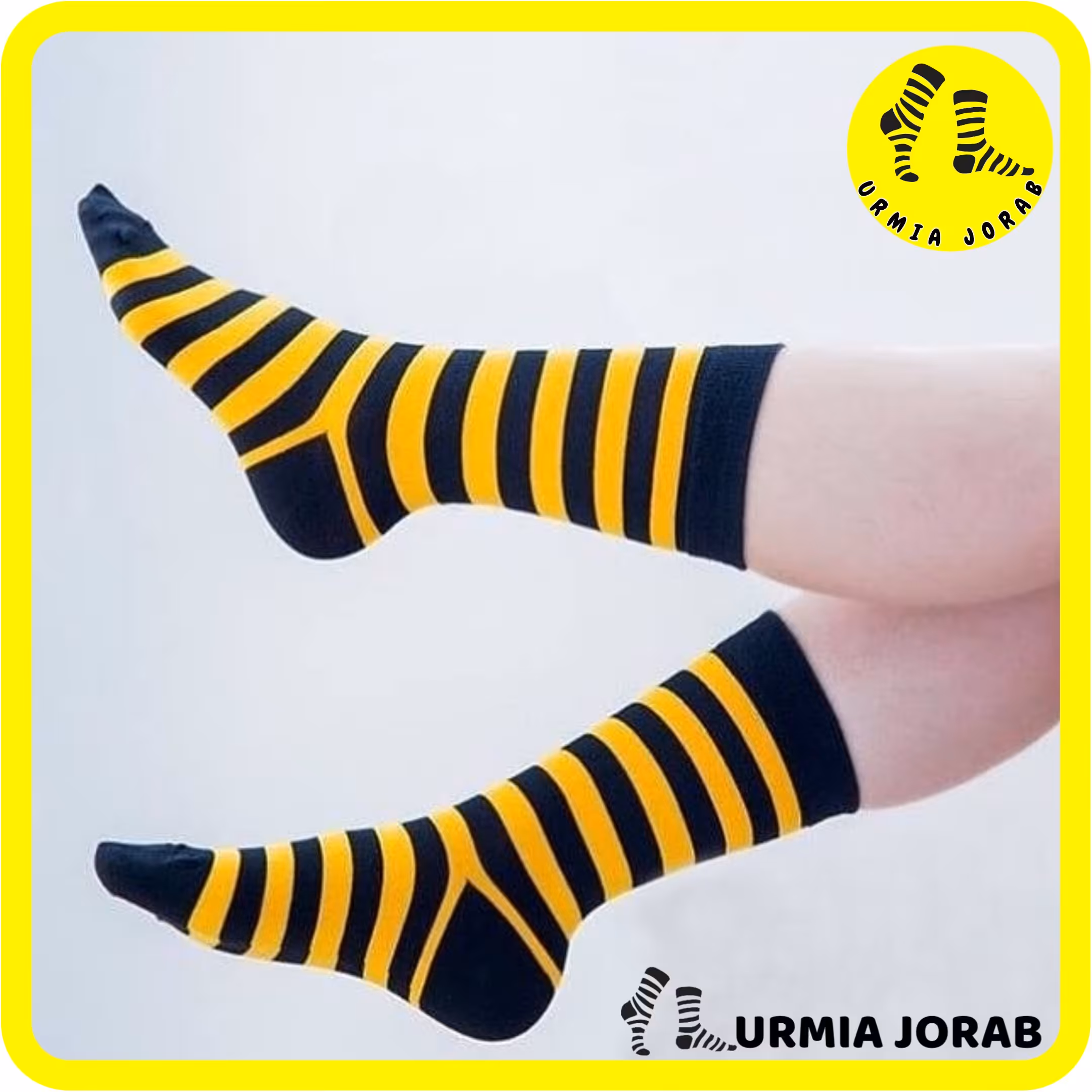 جوراب راه راه زنبوری