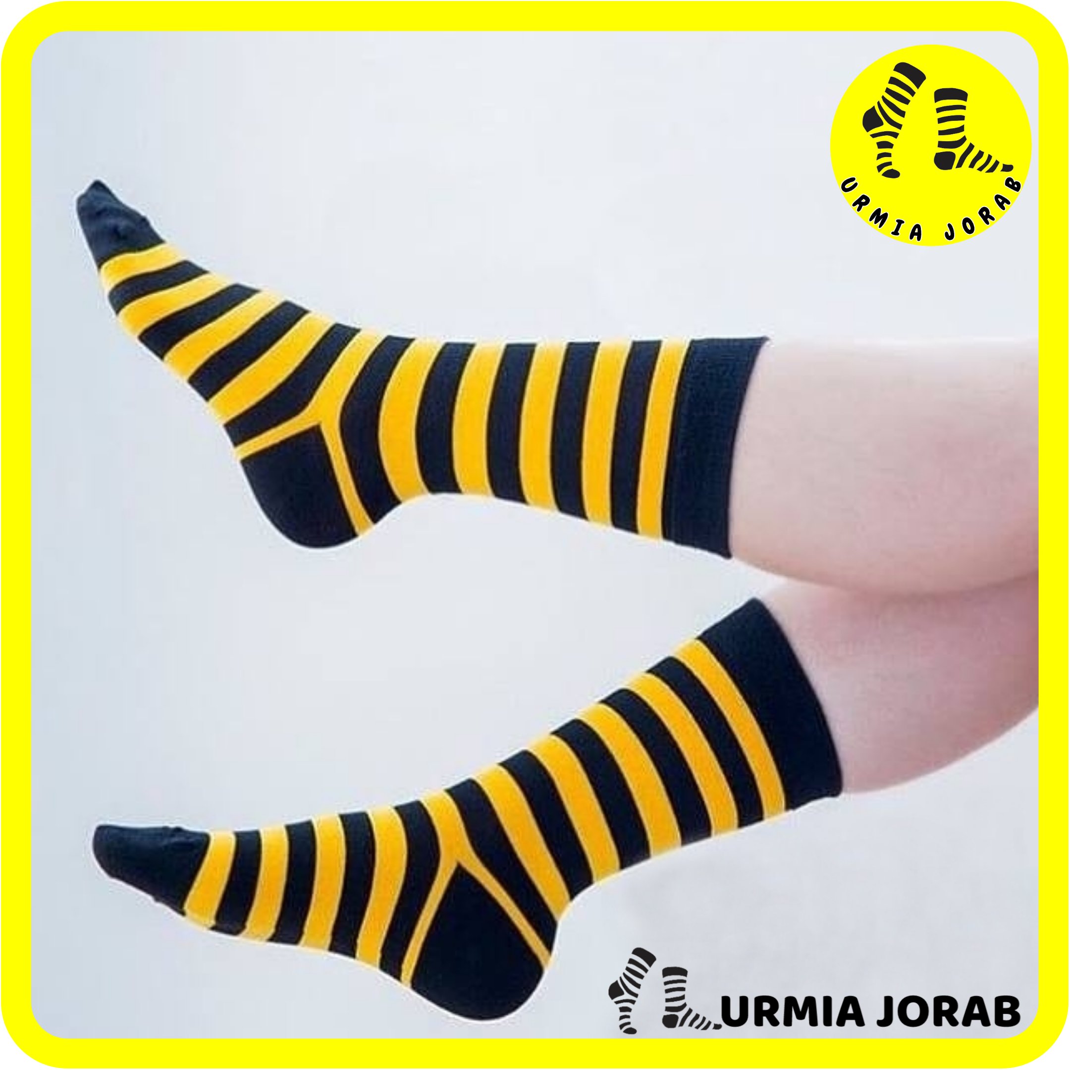 جوراب راه راه زنبوری