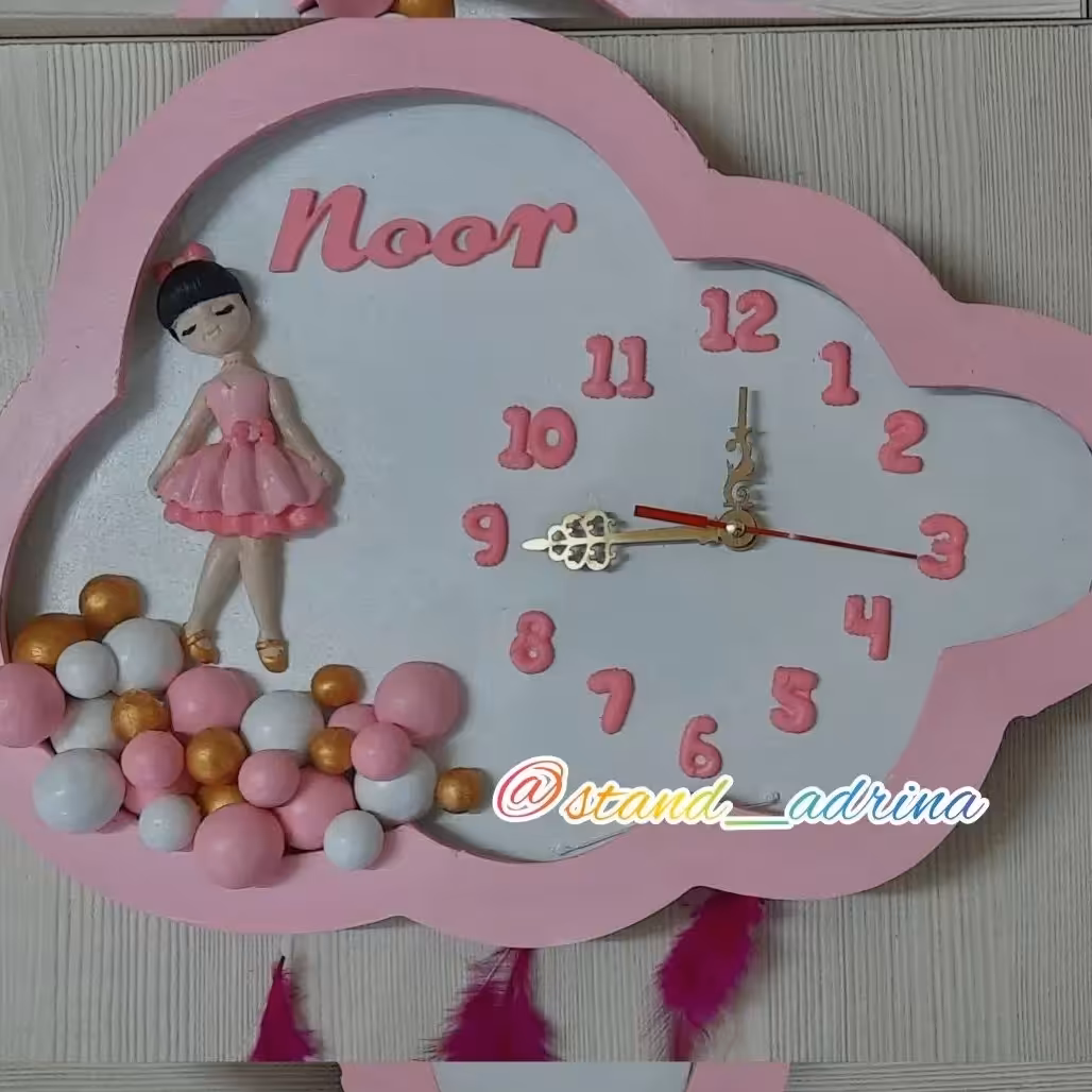 ساعت و چراغ خواب ابر