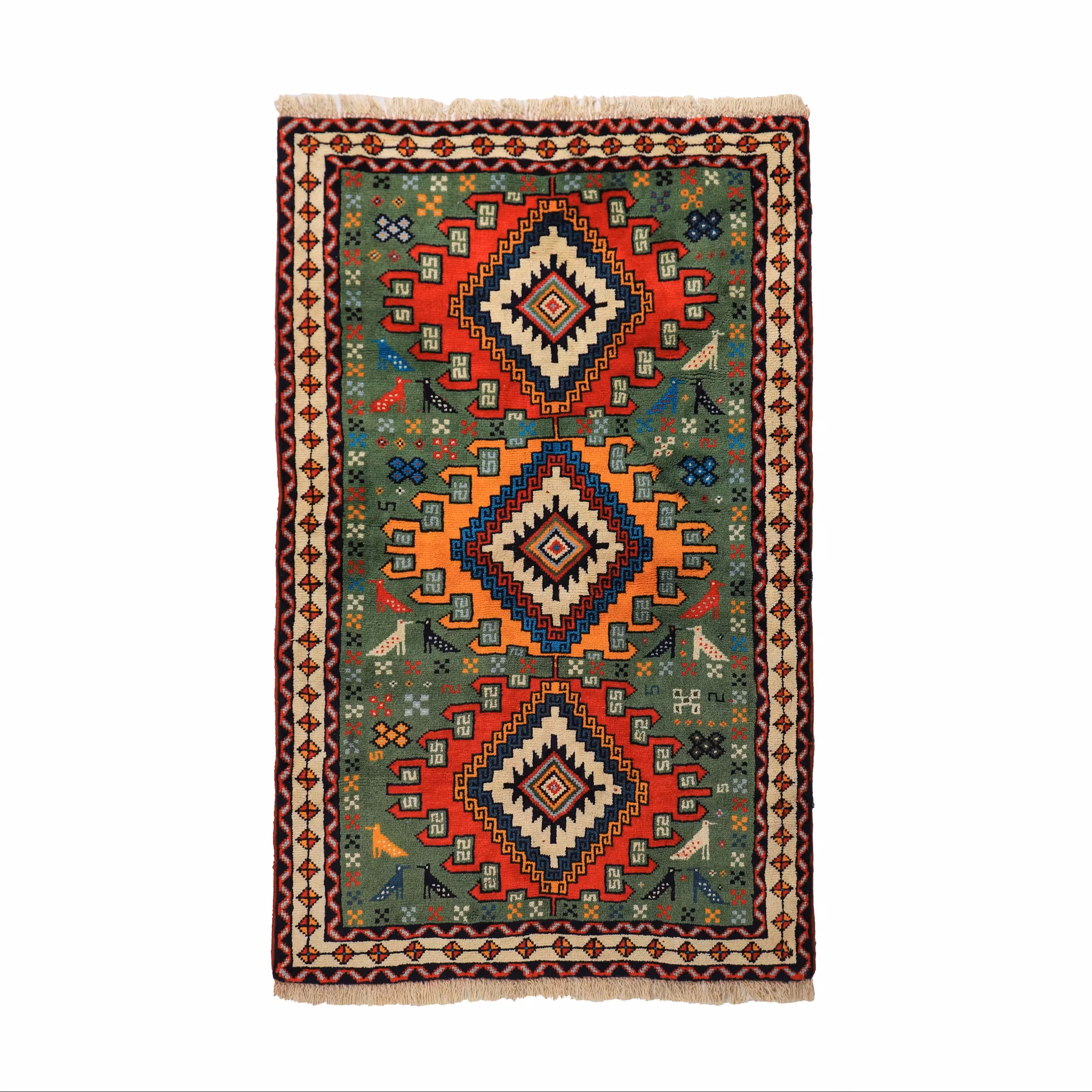 فرش دستباف دو متری مدل خراسان کد 4010818
