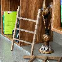 نردبان چوبی دکوراتیو مخصوص حوله آشپزخانه 