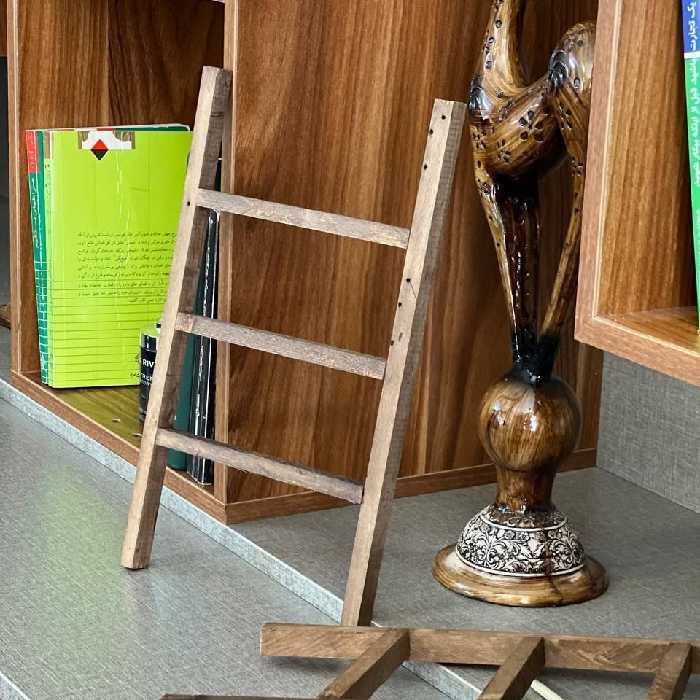 نردبان چوبی دکوراتیو مخصوص حوله آشپزخانه 