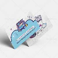 کارت ویزیت کتاب سرا | گرافیک با طعم تربچه