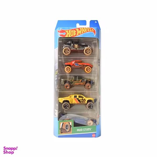 ماشین هات ویلز مدل Mud Studs بسته 5 عددی