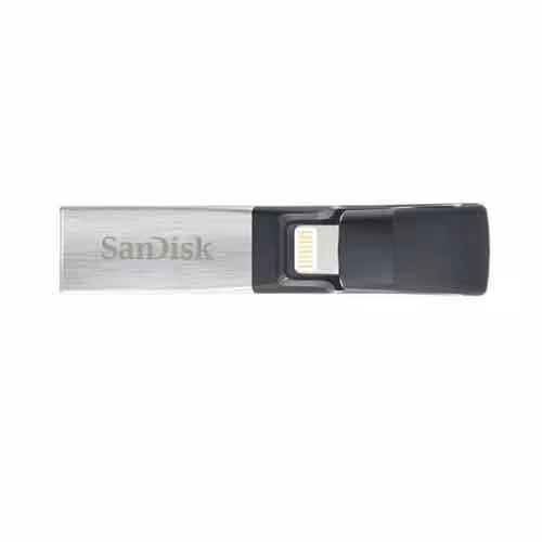 فلش مموری لایتنینگ و USB3.0 سن دیسک مدل iXPAND ظرفیت 32 گیگابایت
