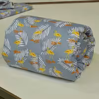 لحاف کرسی سندس طرح فلامینگو سایز 400 در 400 سانتی متر