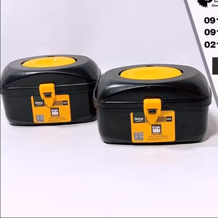 جعبه ابزار و جا لوازم همه کاره قفل دار مارک ابتکار 