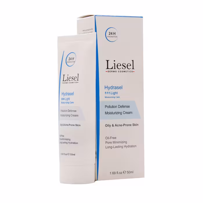 کرم آبرسان لایت هیدراسل لایسل مناسب پوست چرب و مختلط 50 میلی لیتر