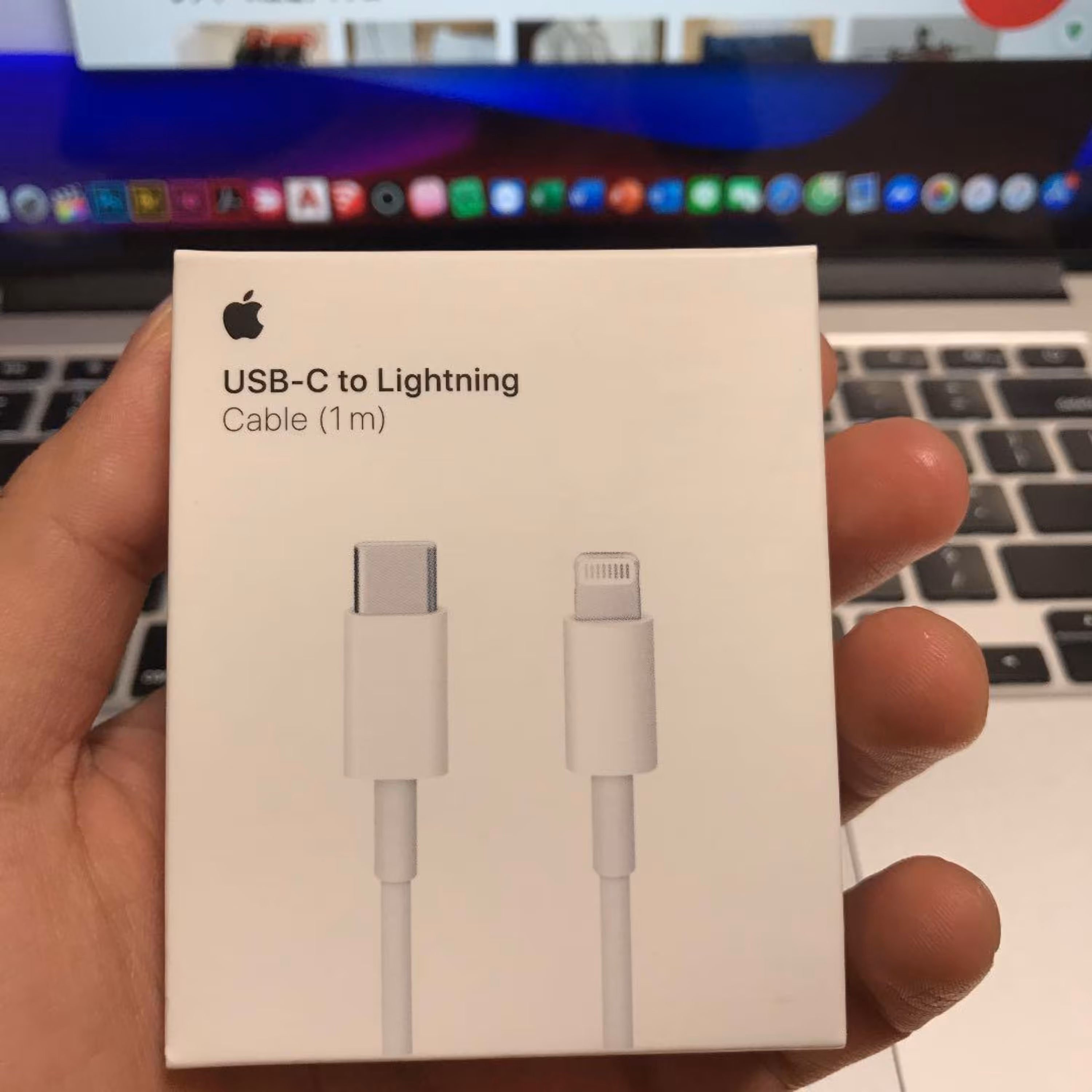 کابل اورجینال آیفون تبدیل USB-C به لایتنینگ اپل طول 1 متر