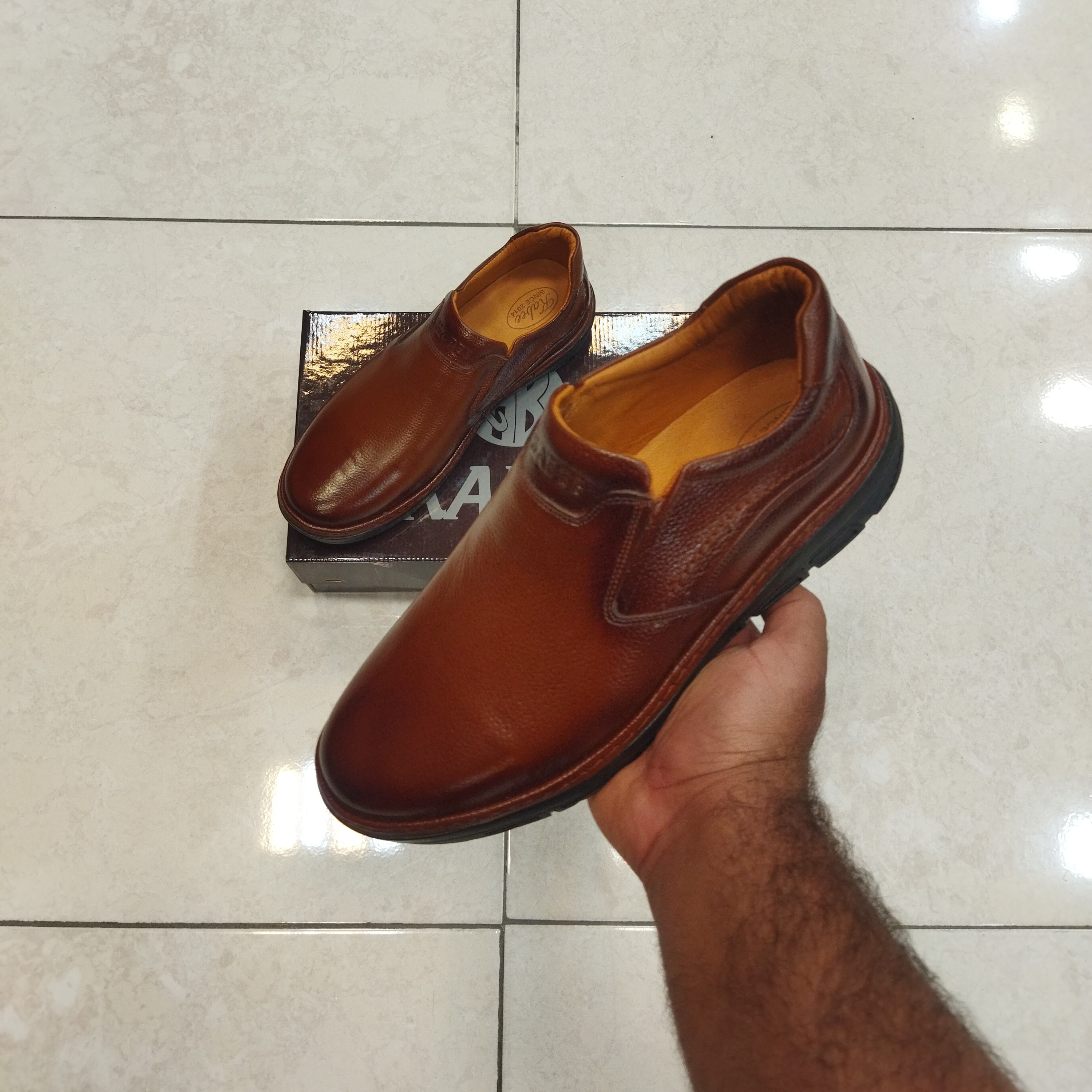 کفش چرم طبیعی تمام طبی