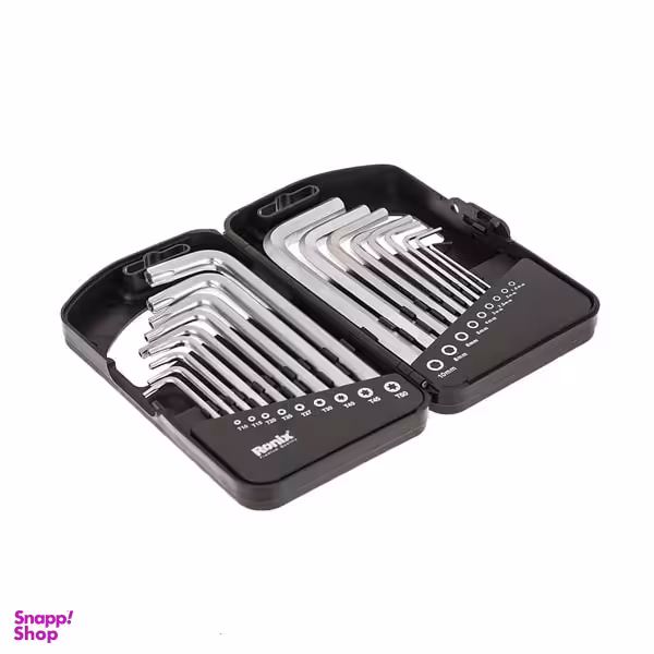 آچار آلن بلند رونیکس (Ronix) مدل RH-2052 مجموعه 18 عددی