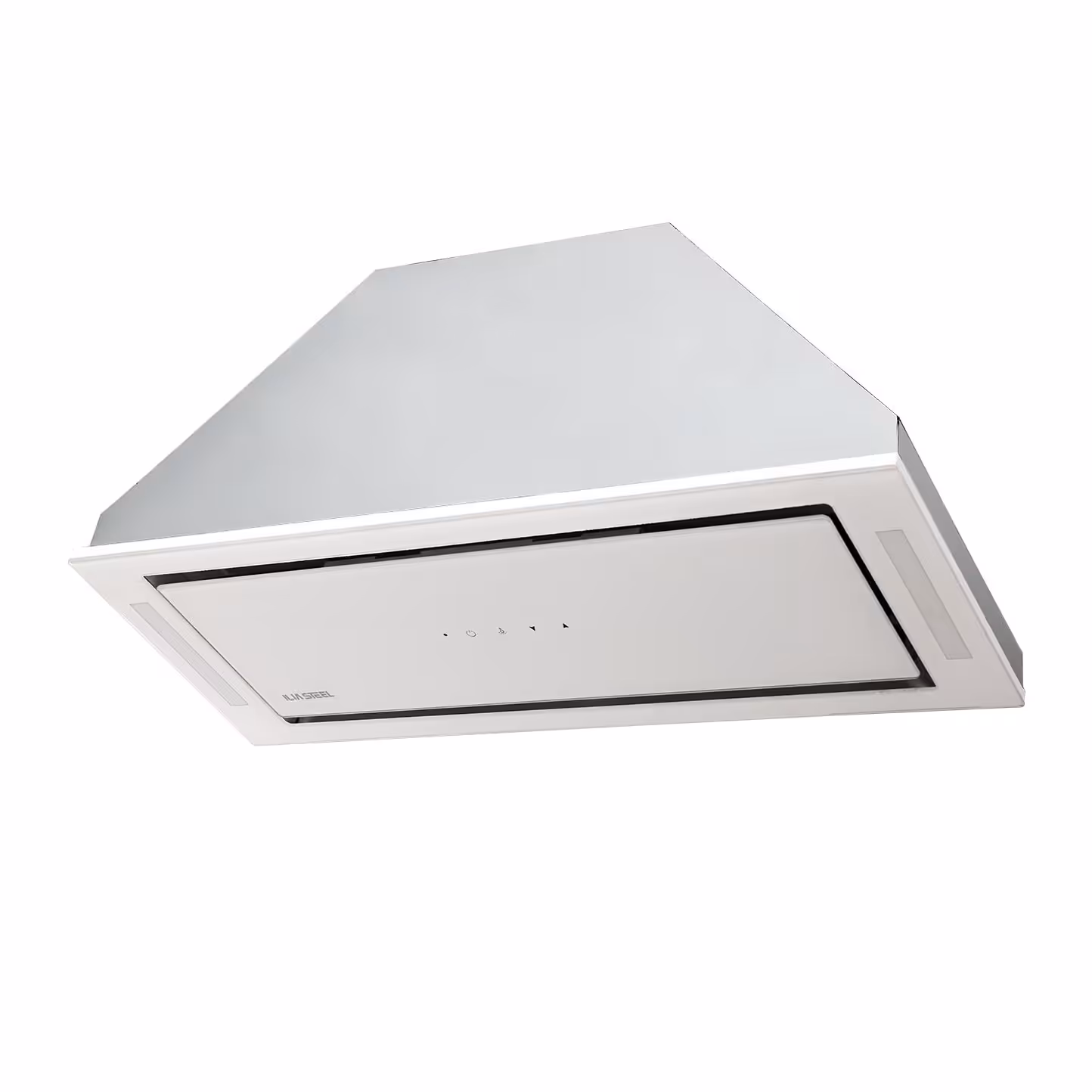 هود مخفی لمسی سفید ایلیا استیل مدل دیبا عرض 80