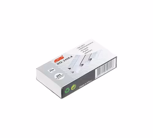 سوزن منگنه اس تی دی سایز 24/6 کد 2406A بسته 1000 عددی