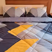 لحاف نخ پنبه دونفره 6 تکه درجه یک برند پرقو PG04