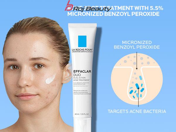 ژل کرم ضد جوش لاروش پوزای مدل (+)Effaclar Duo حجم 40 میل - بی رنگ La Roche Posay Effaclar Duo(+) Anti Acne Gel Cream 40ml Colorless