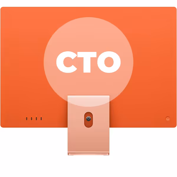 آی‎ مک 24 اینچ کاستوم پردازنده 8 هسته ای M1 گرافیک 8 هسته ای 16 گیگابایت Ram ظرفیت 512 گیگابایت SSD نارنجی - Hiapple.ir