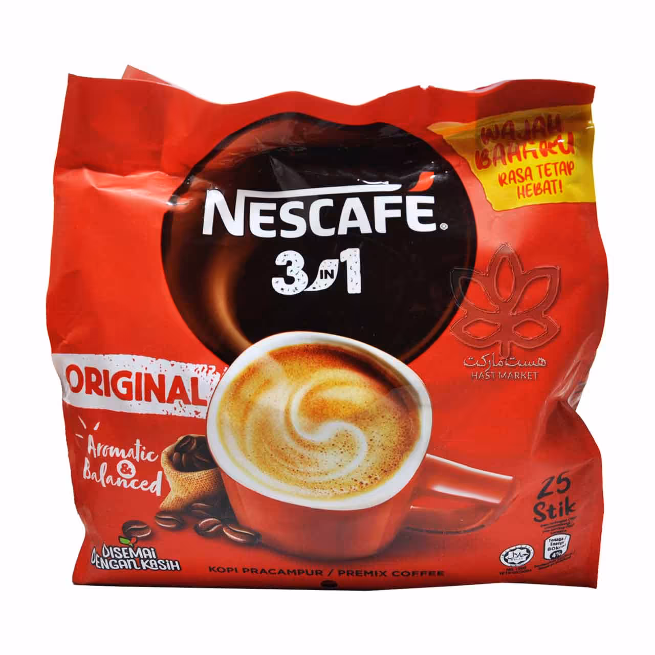 قهوه فوری 3 در 1 ارجینال 25 عدد نسکافه - nescafe