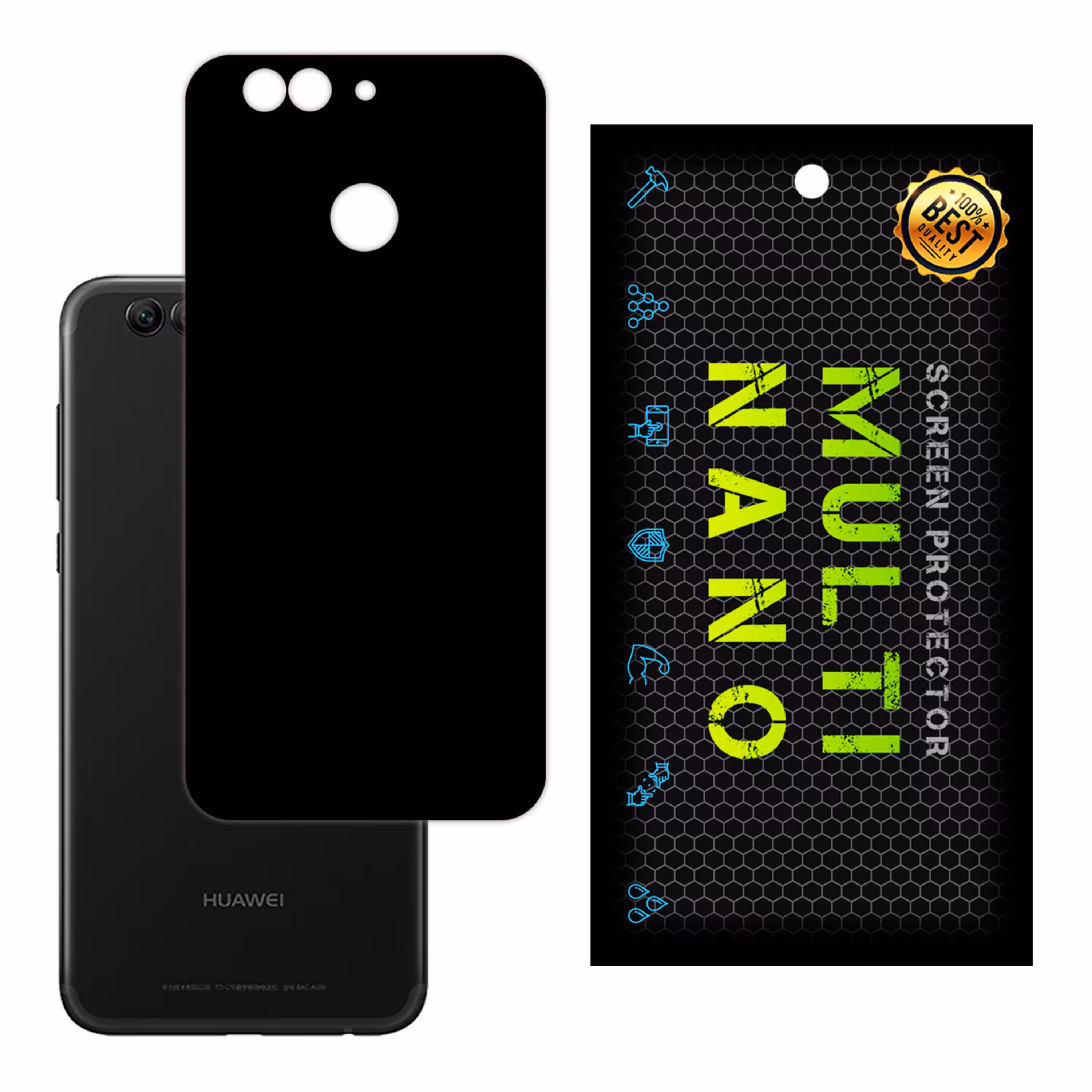 برچسب پوششی MultiNano مدل X-F1M-Black برای پشت موبایل هواوی Nova 2 Plus