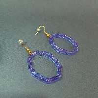 گوشواره رزینی طرح دفرمه