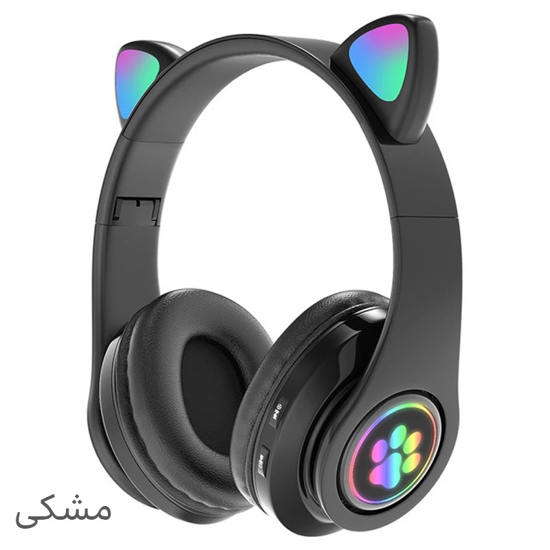 هدفون بلوتوثی مدل گربه ای