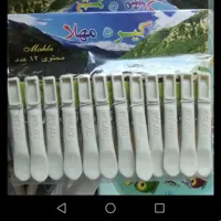 گیره لباس رنگ سفید