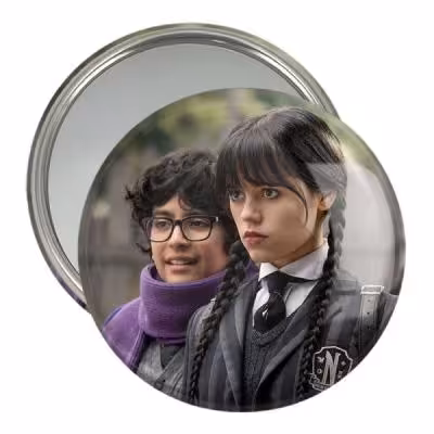 آینه جیبی خندالو مدل سریال ونزدی Wednesday کد 25215