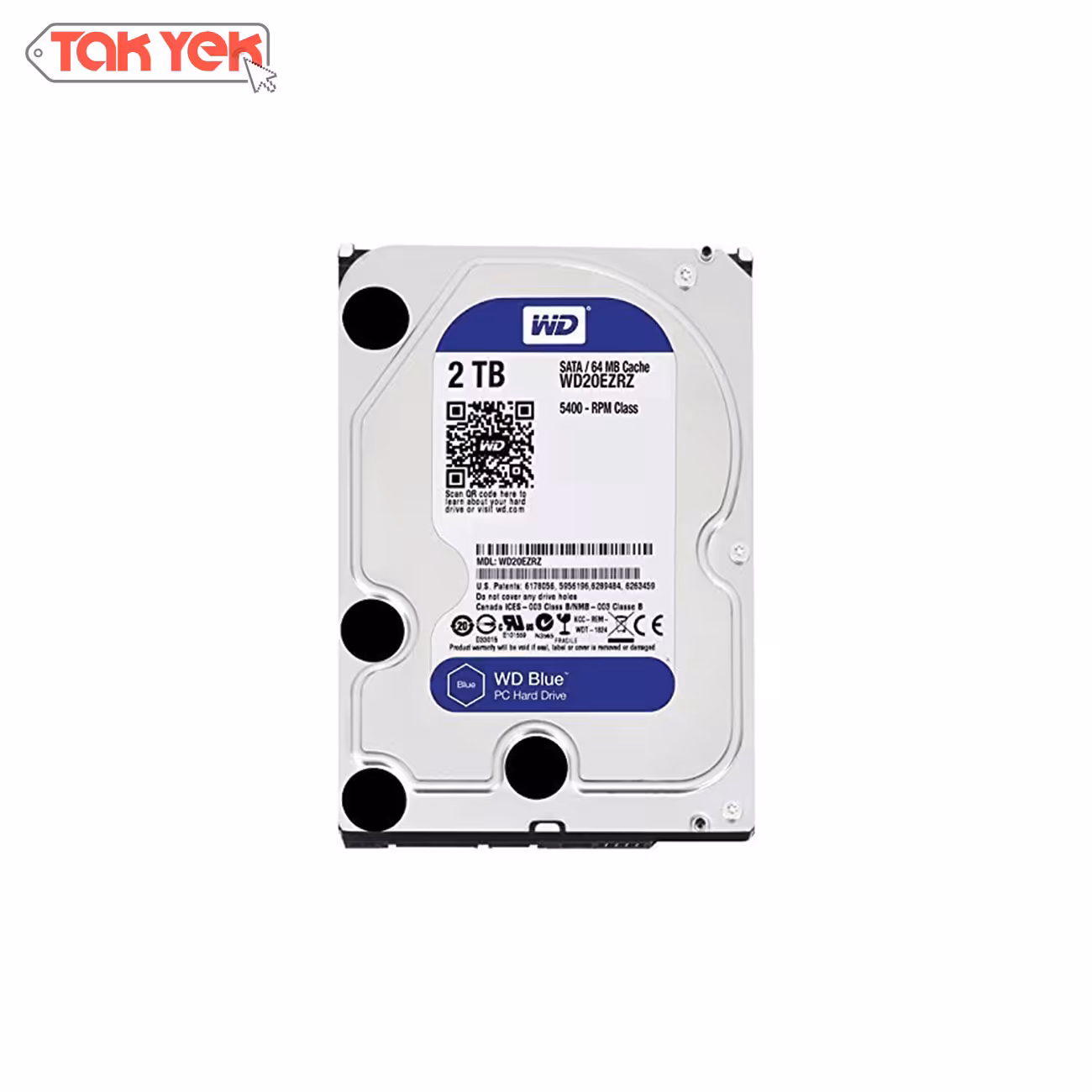 هارد دیسک اینترنال وسترن WD Blue 2TB