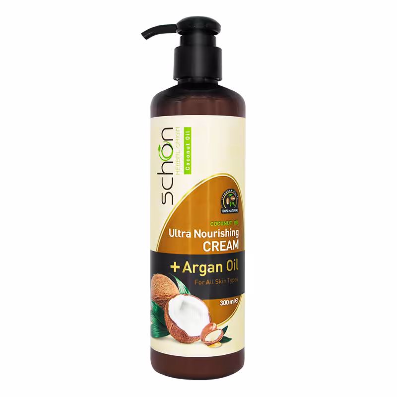 کرم مرطوب کننده پمپی نارگیل و آرگان شون300 میل