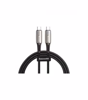 کابل Type C به Type C باسئوس مدل Water Drop-shaped Lamp CATSD-J01 مخصوص شارژ مک بوک