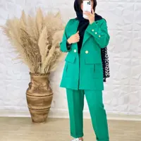 مانتو کتی زنانه فاستونی ست کت و شلوار رسپینا مدل رسپینا