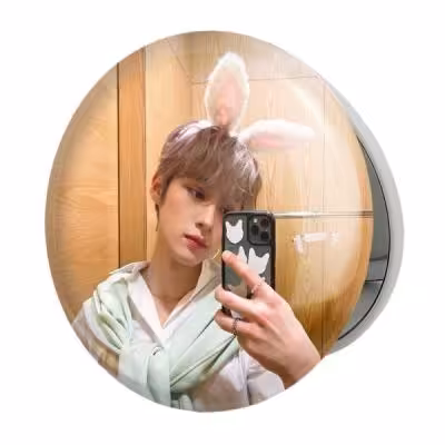 آینه جیبی خندالو طرح لی نو گروه استری کیدز Stary Kids مدل تاشو کد 16919