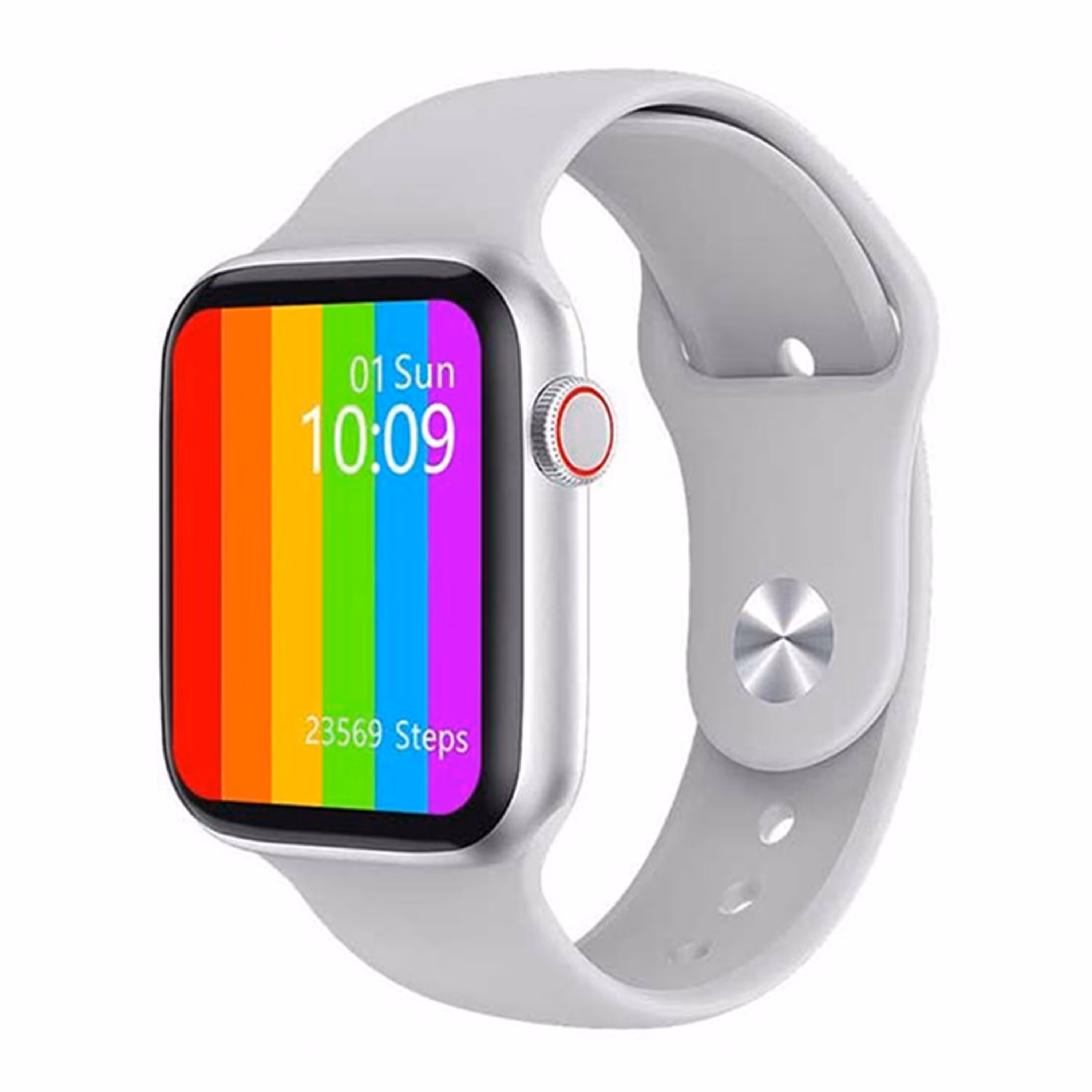 ساعت هوشمند مدل W17 2022 نقره ای (سیم کارت خورنیست)