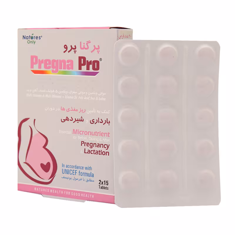 قرص پرگنا پرو نیچرز اونلی 30 عدد