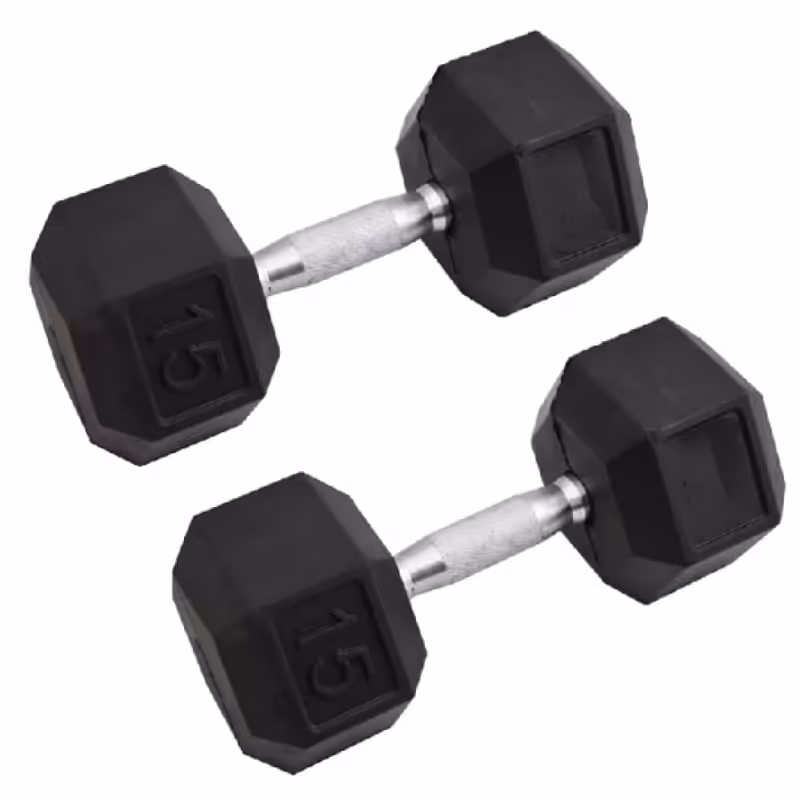 دمبل شش ضلعی 15 کیلویی