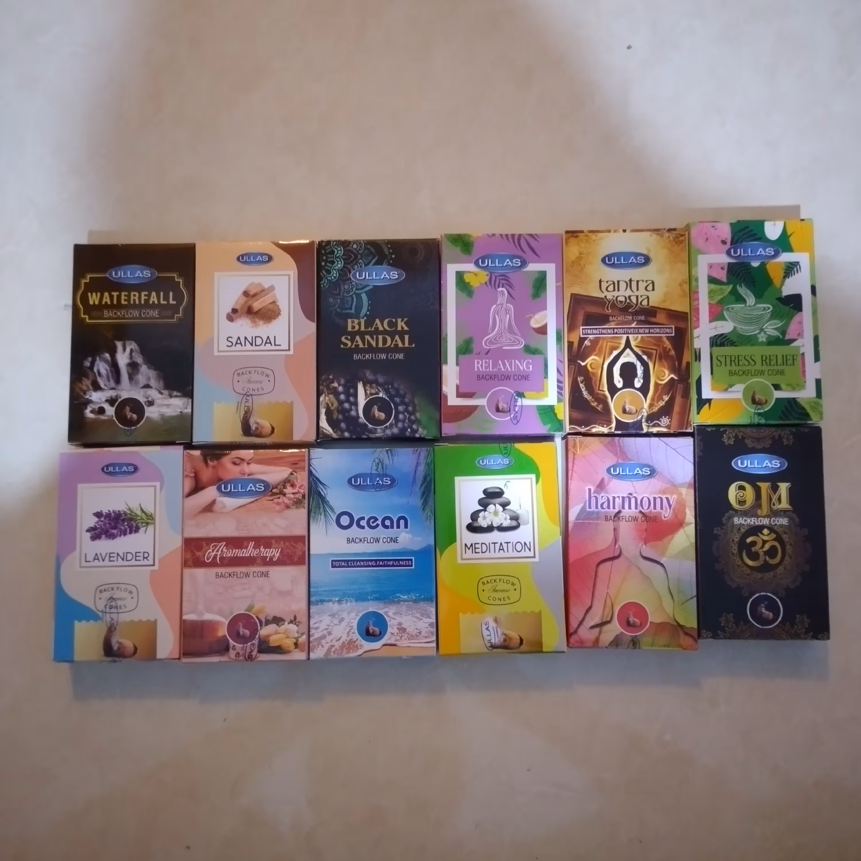 عود های کله قندی آبشاری در رایحه های مختلف