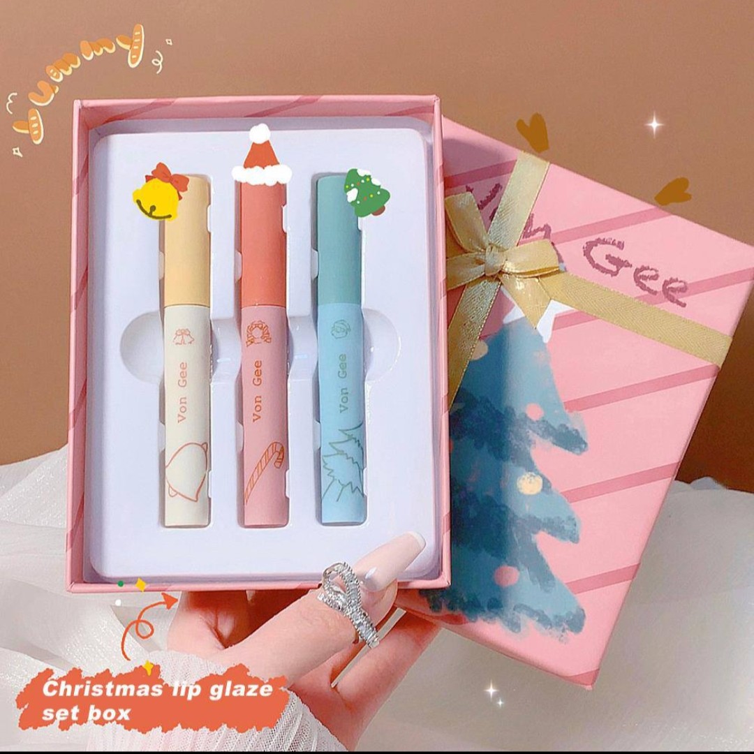 پک رژ مایع فانتزی طرح درخت کاج