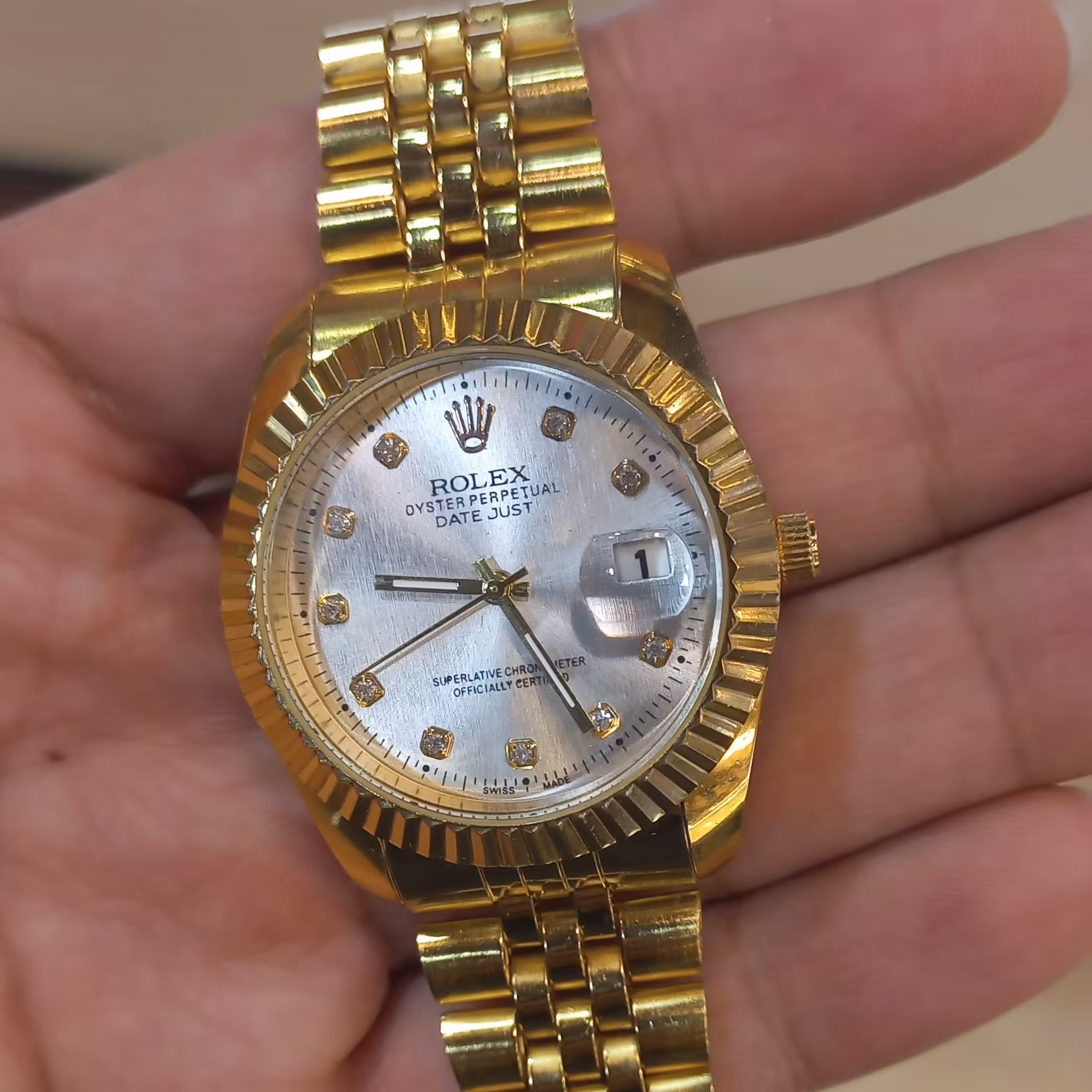 ساعت مچی رولکس تاریخدار شیک و جذاب