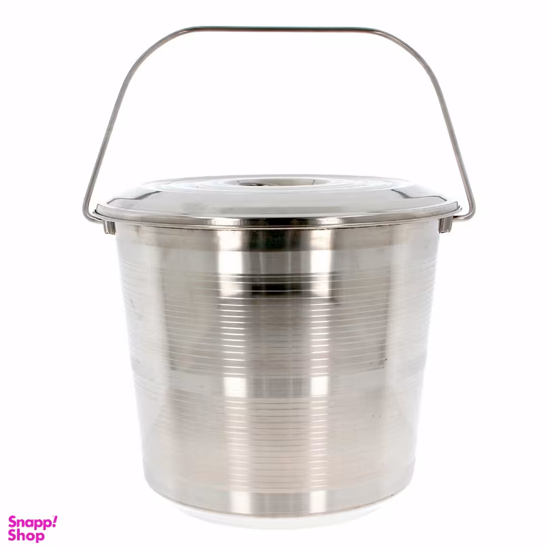 سطل استیل مدل B15 ظرفیت 15 لیتر