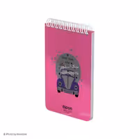 دفتر یادداشت فنری 80برگ 10×15 فانتزی P.P الیپون کد 266