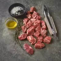گوشت خورشتی گوسفندی ارگانیک بی استخوان نیلسون - 1 کیلوگرم