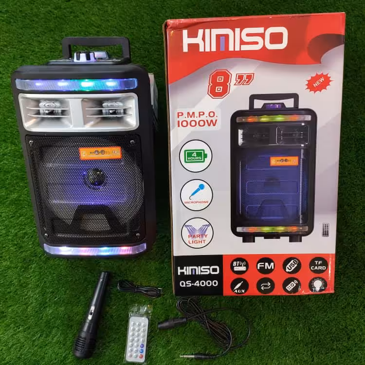 اسپیکر بلوتوث Kimiso مدل QS-4000 (میکروفون دار)