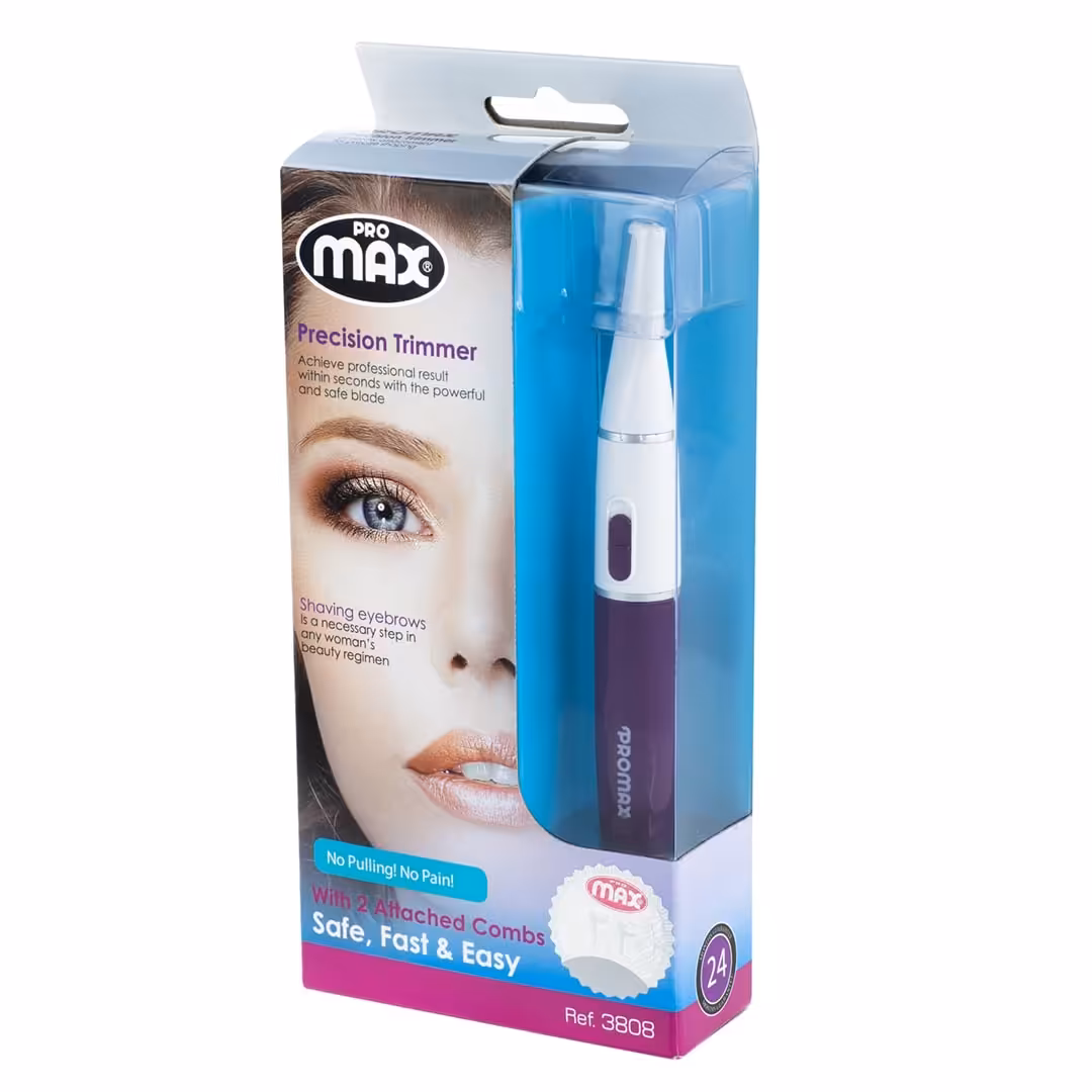 ماشینباطری خور اصلاح ابرو پرومکس باضمانت دوساله کتبی معتبر  مدل 3808

